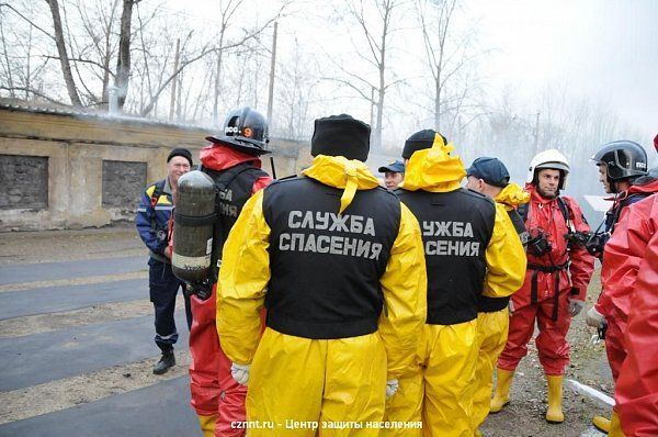 Спасатели провели  учения  на базе ПЧ №36