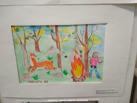 Волонтеры-медики и спасатели подвели  итоги  конкурса детских рисунков «Безопасность глазами детей»