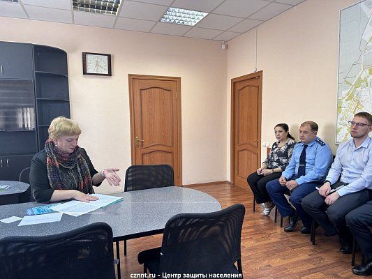 Выездное занятие  УКП   в прокуратуре Дзержинского  районе