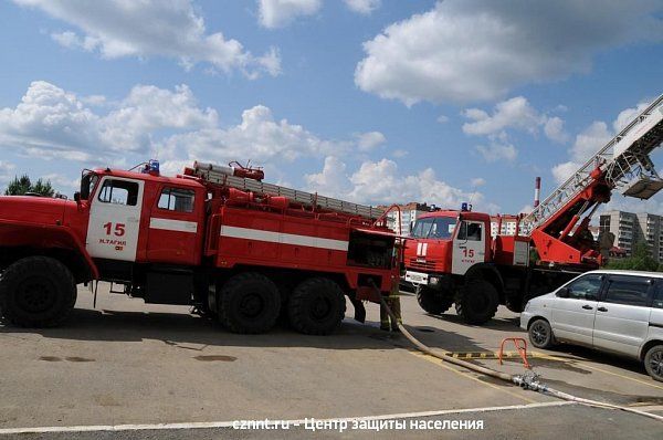 На ГГМ прошли учения оперативных служб города  по отработке взаимодействий при ликвидации возможного пожара в здании повышенной этажности (фоторепортаж)