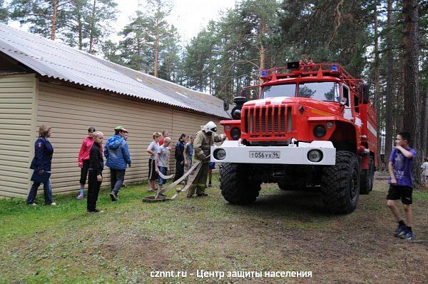 День пожарной  безопасности прошел в детском саду с.Николо-Павлоское и  ЗОЛ «Леневский» (фоторепортаж)