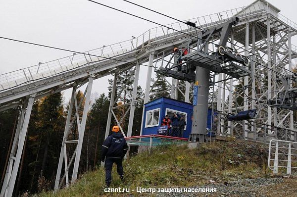 В «Аисте» прошли совместные учения со спасателями (фоторепортаж)