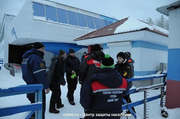 На горе Белой прошли очередные  учения спасателей и сотрудников комплекса (фоторепортаж)