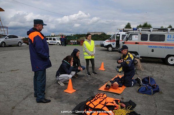 На Спасательной  станции прошли учения  спасателей и волонтеров (фоторепортаж)