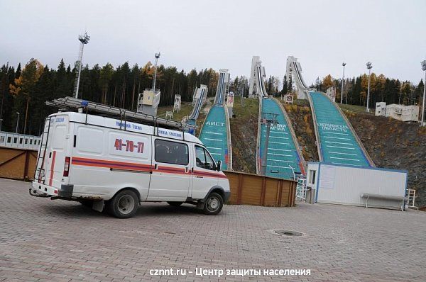 В «Аисте» прошли совместные учения со спасателями (фоторепортаж)