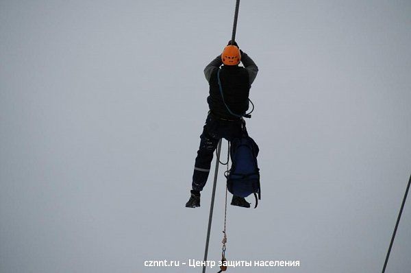 На горе Белой прошли очередные  учения спасателей и сотрудников комплекса (фоторепортаж)