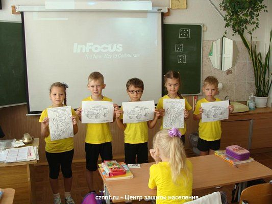 15.09.17г. Открытый урок по правилам пожарной безопасности в школе №50