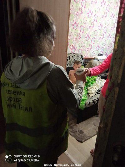 Рейд по местам проживания семей в трудной жизненной ситуации в Ленинском районе