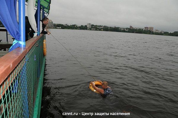 Тактико - специальное учение по спасению людей на акваториях водных объектов города