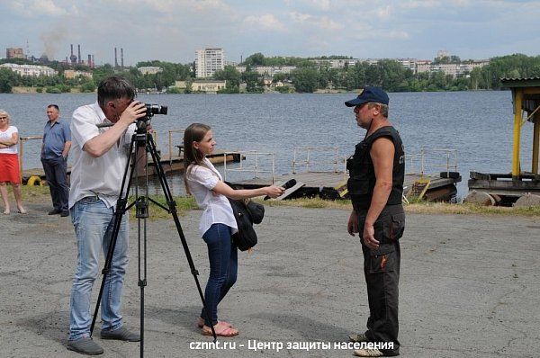 Прошли  тактико-специальные учения  по спасению людей на  водных объектах  города