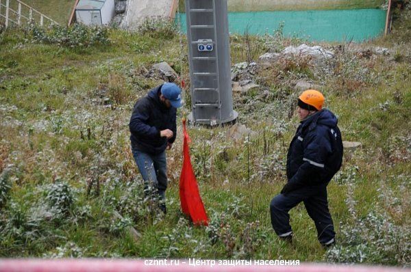 В «Аисте» прошли совместные учения со спасателями (фоторепортаж)