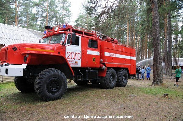 День пожарной  безопасности прошел в детском саду с.Николо-Павлоское и  ЗОЛ «Леневский» (фоторепортаж)