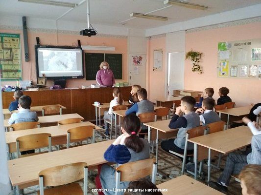 18.11.20г. Школа №30 - занятия по безопасности на льду  водоемов