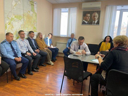 Выездное занятие  УКП   в прокуратуре Дзержинского  районе