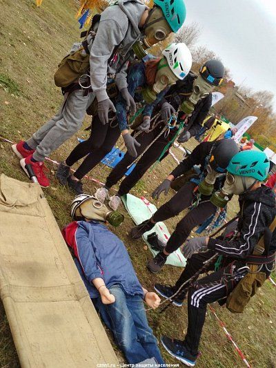 На  Лисьей  горе прошли районные соревнования «Юный спасатель – 2022»