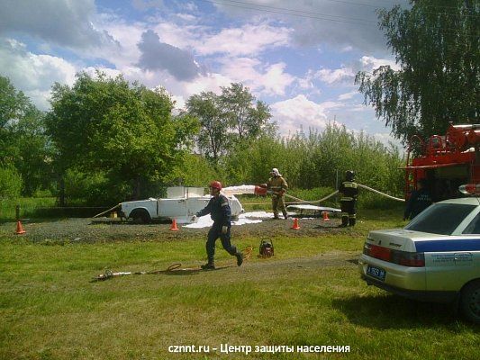 Прошли  тактико-специальные  учения  сил и средств  нижнетагильского городского звена РСЧС по отработке взаимодействий  при ДТП