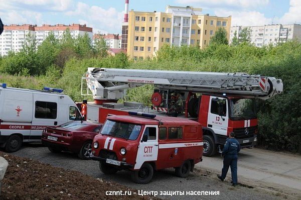 На ГГМ прошли учения оперативных служб города  по отработке взаимодействий при ликвидации возможного пожара в здании повышенной этажности (фоторепортаж)