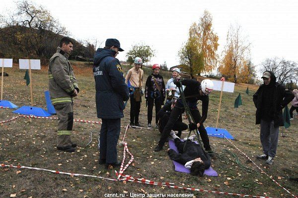 На  Лисьей  горе прошли районные соревнования «Юный спасатель – 2022»