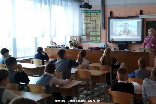 18.11.20г. Школа №30 - занятия по безопасности на льду  водоемов