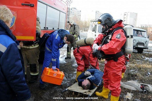 На котельной «Букатино» прошли  совместные учения оперативных служб