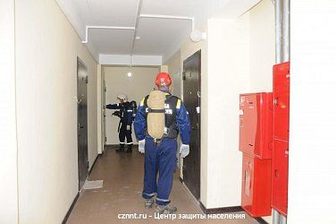 На ГГМ прошли учения оперативных служб города  по отработке взаимодействий при ликвидации возможного пожара в здании повышенной этажности