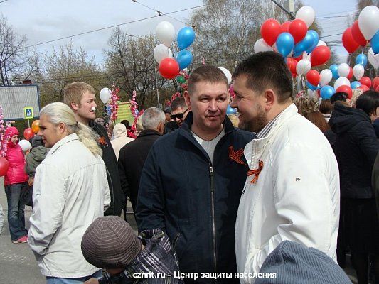 Сотрудники МБУ "Центр защиты  населения и территории г.Н.Тагил"  приняли участие в  Параде  Победы (фоторепортаж)