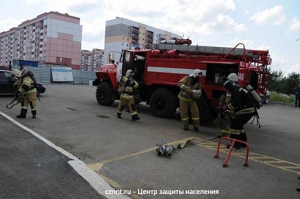 На ГГМ прошли учения оперативных служб города  по отработке взаимодействий при ликвидации возможного пожара в здании повышенной этажности (фоторепортаж)