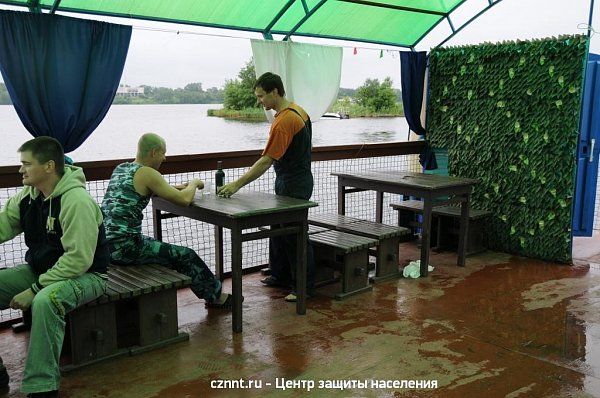 Тактико - специальное учение по спасению людей на акваториях водных объектов города