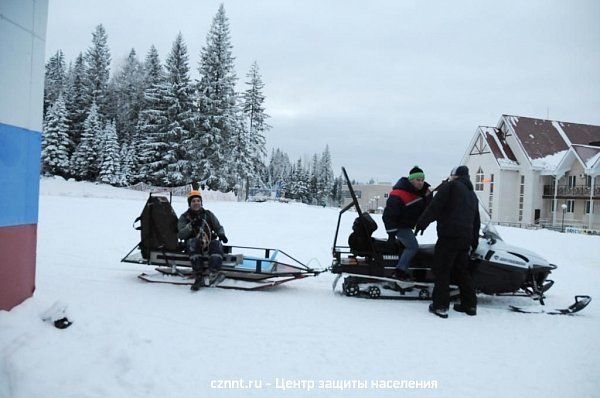 На горе Белой прошли очередные  учения спасателей и сотрудников комплекса (фоторепортаж)