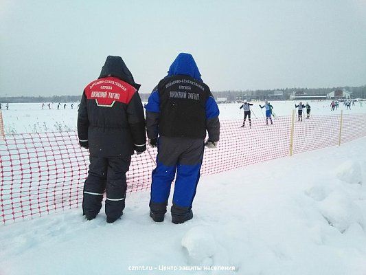 Спасатели  Нижнего Тагила обеспечивали безопасность участников «Лыжни России»