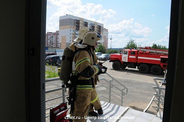 На ГГМ прошли учения оперативных служб города  по отработке взаимодействий при ликвидации возможного пожара в здании повышенной этажности (фоторепортаж)