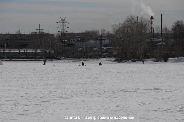 Совместный  рейд  по безопасности на  льду  водоемов  прошел на Выйском пруду