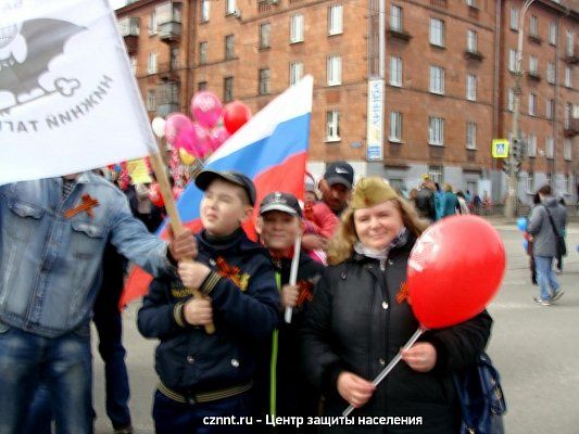 Сотрудники МБУ "Центр защиты  населения и территории г.Н.Тагил"  приняли участие в  Параде  Победы (фоторепортаж)