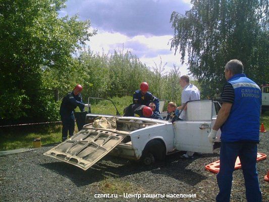 Прошли  тактико-специальные  учения  сил и средств  нижнетагильского городского звена РСЧС по отработке взаимодействий  при ДТП